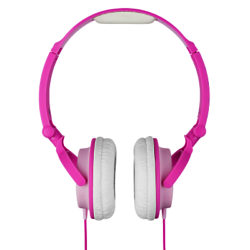 My Doodles Children's Noise Limiting On-Ear Headphones, Pink Unicorn, in Partnership With Cancer Research UK